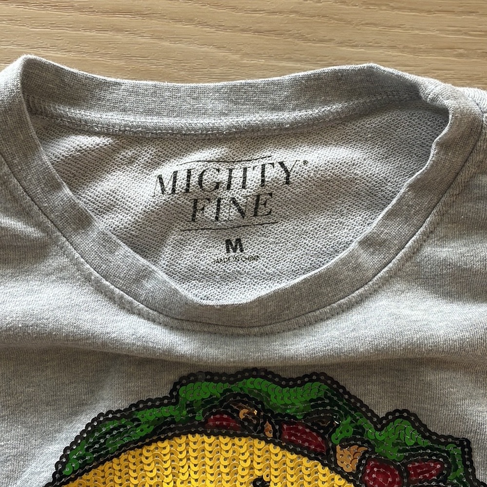 Mighty Fine Sequin Taco Sweatshirt - Picture 3 of 4